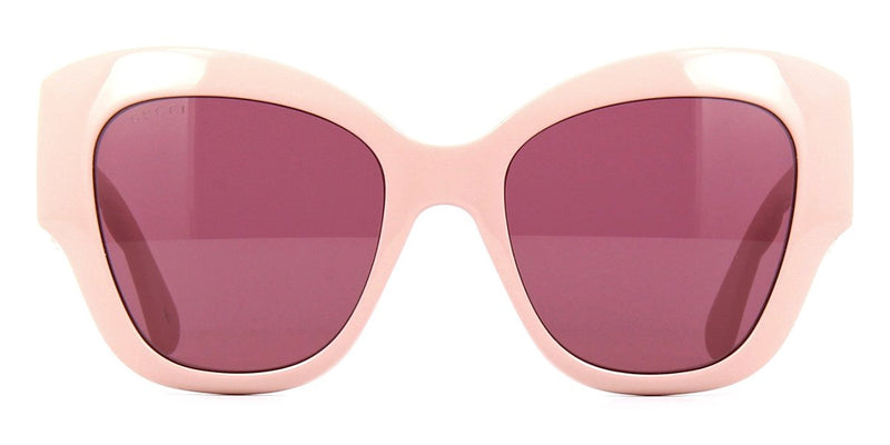 Gucci GG0808S 003 Cat Eye Sunglasses - Shiny Pink / Violet Gucci GG0808S 003 Shiny Pink/Violet 53-20-145 Sunglasses New  main image 3