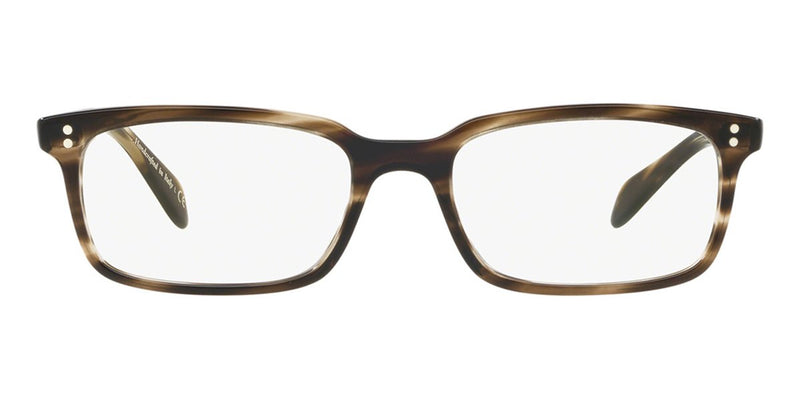 Occhiali Vista Oliver Peoples 0OV5102 Denison 1719 - Oliva Smoke, Rettangolari, Protezione UV 100% - Foto 1