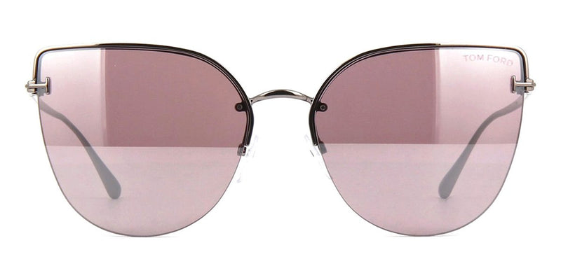 Glasses Tom Ford Ingrid Tom Ford Ingrid-02 TF652 14Z Ruthenium - Main Image