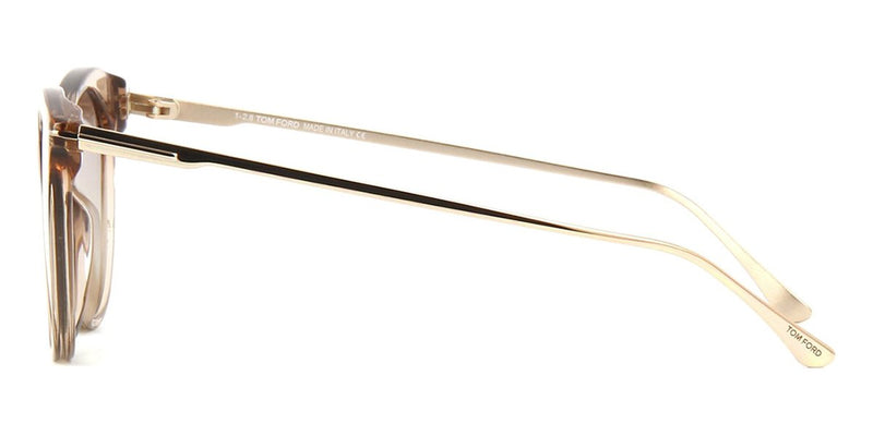 Tom Ford Micaela TF662 45G Brown Crystal and Gold Sunglasses  display picture 2
