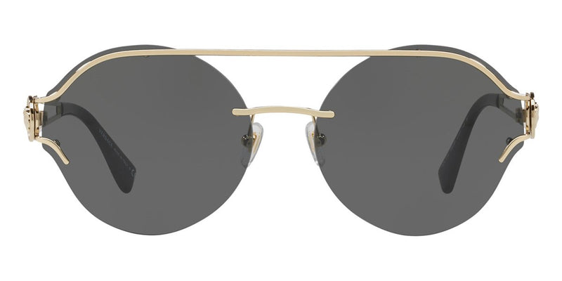 Versace 2184 1252 Gold Sunglasses with Amber Lenses Buy Versace Sunglasses 2184 | GEM OPTICIANS – GEM Opticians main image 2
