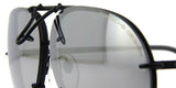 Porsche Design 8478 D Black Frame- Dk Grey +  SIlver Lenses