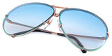 Porsche Design 8478 Z Gold Frame - Blue Grad + Grey Polar Lenses