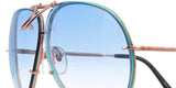 Porsche Design 8478 Z Gold Frame - Blue Grad + Grey Polar Lenses
