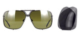Porsche Design 8928 A Gunmetal Frame With Green VisionDrive Polarised XTR Lenses