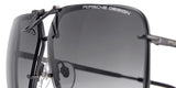 Porsche Design 8928 A Gunmetal Frame With Green VisionDrive Polarised XTR Lenses