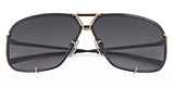 Porsche Design 8928 D Black & Gold Frame Interchangeable Grey Gradient Lenses