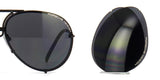 Porsche Design Lens Set - P V343 Grey Black Lenses - As Seen On Khloe Kardashian