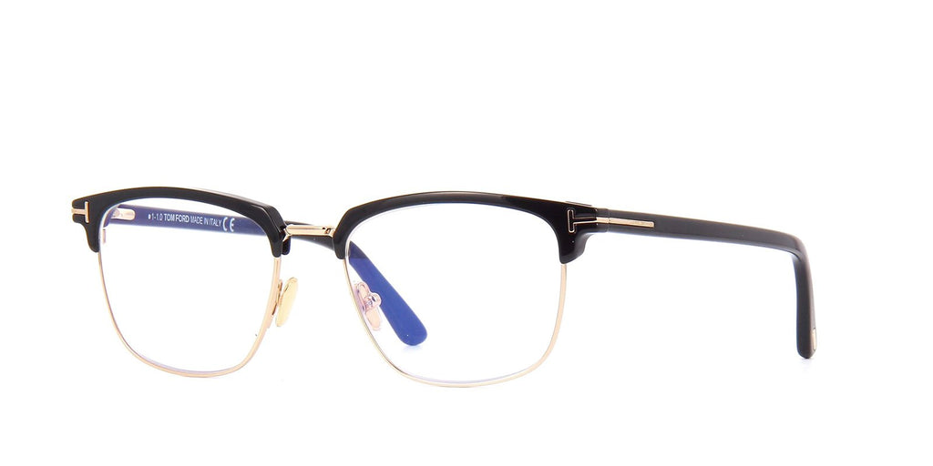 Tom Ford TF5683-B 001 Blue Control with Magnetic Clip-On Glasses