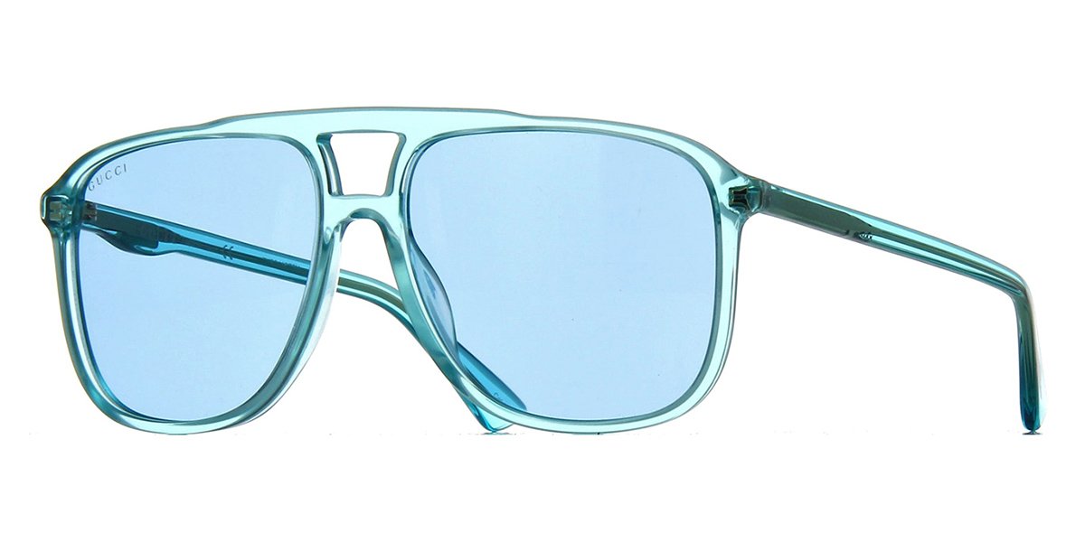 Buy Gucci Minimal 54mm Square Sunglasses - Blue At 25% Off | Editorialist