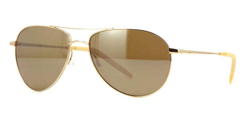Oliver Peoples Benedict OV1002S 5035/P5 Gold/Quartz Photochromic Polarised Sunglasses