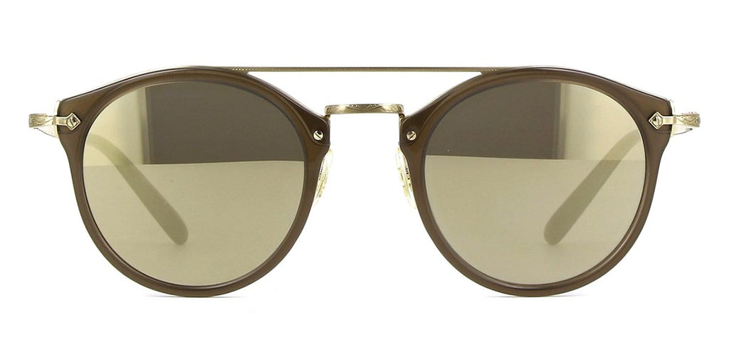 oliver peoples remick ov5349s 14736g taupe gold mirror