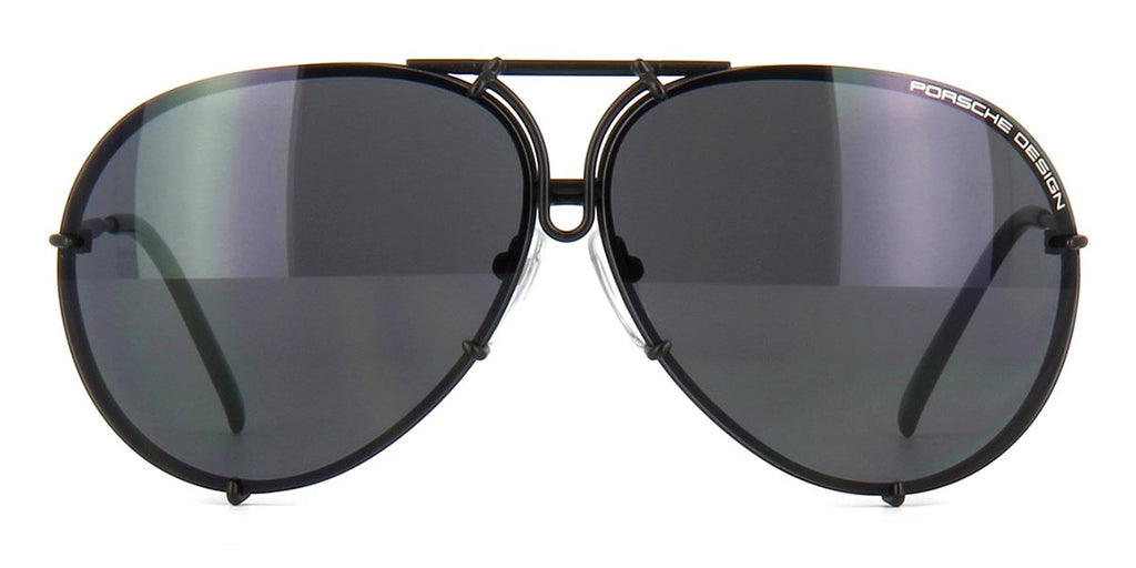 porsche design 8478 d interchangeable lenses black grey silver