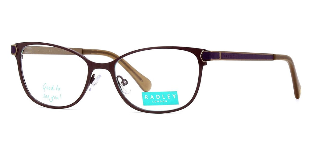 radley kirsten matte brown with purple leather 003