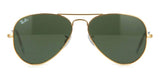 Ray-Ban Aviator RB 3025 W3234 Gold/G15 Green 55mm Sunglasses