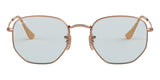 ray ban hexagonal rb 3548n 91310y photochromic