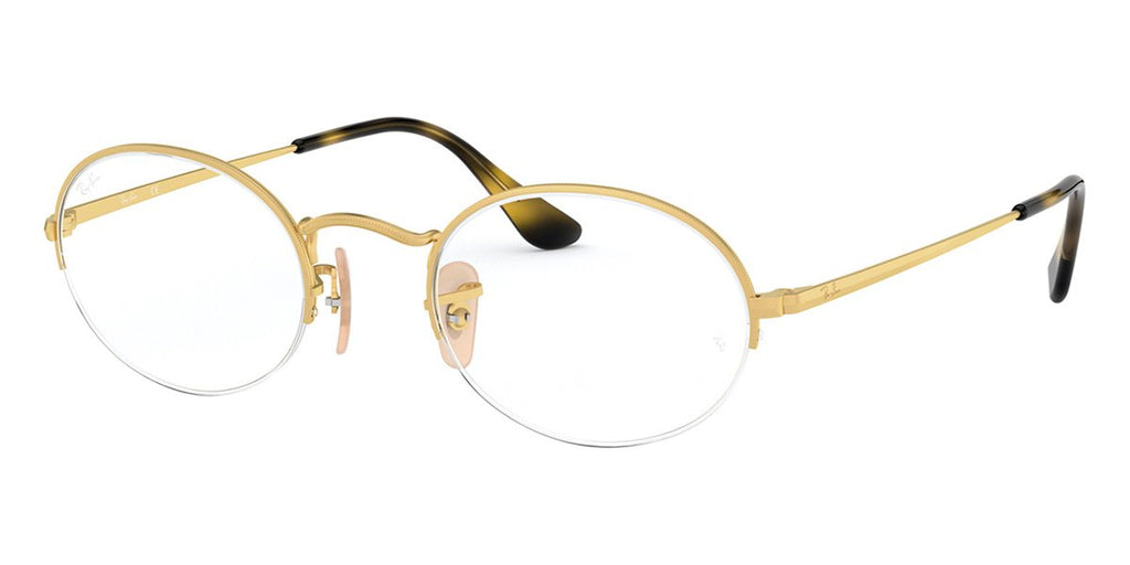 ray ban oval gaze rb 6547 3033