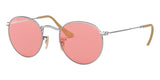 ray ban round metal rb 3447 9065v7 photochromic