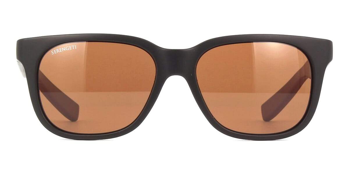 Serengeti EyewearサングラスEgeo Sandedブラック/ブルー555?nmブルー偏光レンズ SERENGETI EGEO⁄8679 - Sunglasses