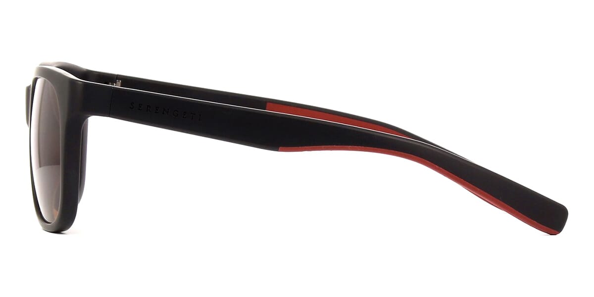 Serengeti EyewearサングラスEgeo Sandedブラック/ブルー555?nmブルー偏光レンズ SERENGETI EGEO⁄8679 - Sunglasses