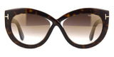 Tom Ford Diane-02 TF577 52G Sunglasses