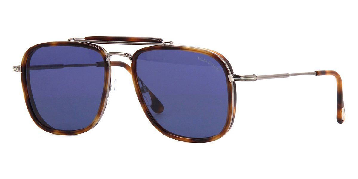 Tom Ford Huck Ft0665 53v Geometric Sunglasses In Blue | ModeSens | Metal  aviator sunglasses, Metal aviators, Aviator sunglasses