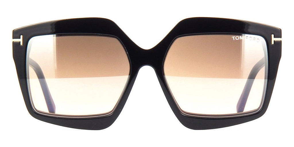 tom ford tf5689 b 001 blue control with magnetic clip on